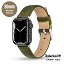 Timberland / ティンバーランド アップルウォッチ ストラップ - サポ S グリーン ファブリック 38mm、40mm、41mm、42mmケース用