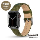 Timberland / ティンバーランド アップルウォッチ ストラップ - サポ S グリーン ファブリック ガン 38mm、40mm、41mm、42mmケース用