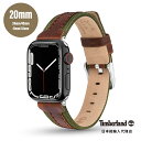 Timberland / ティンバーランド アップルウォッチ ストラップ - ベインブリッジ S ブラウンレザー 38mm、40mm、41mm、42mmケース用