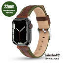 Timberland / ティンバーランド アップルウォッチ ストラップ - ベインブリッジ L ブラウンレザー 44mm、45mm、46mm、49mmケース、Ultra 用