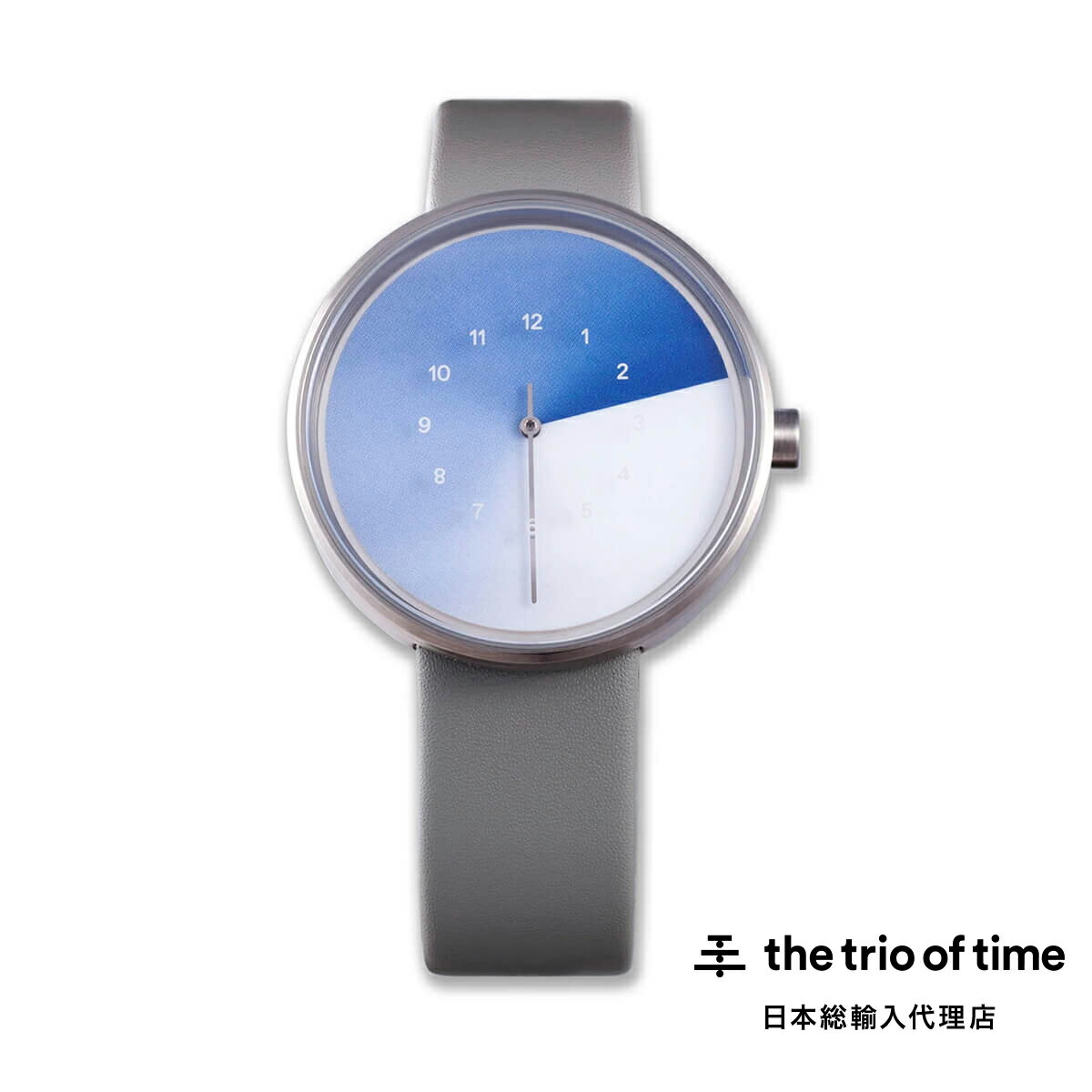 ザ トリオ オブ タイム The Trio of Time ヒドゥン タイムウォッチ TTT #1 アジュール TTT #1 Hidden Time Watch Azure 腕時計 レディース メンズ 革ベルト おしゃれ