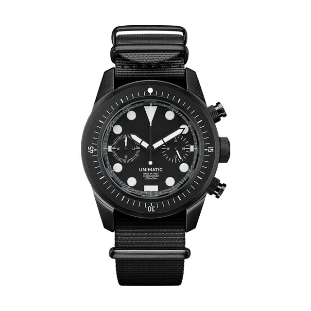 楽天H°M’S” WatchStoreUNIMATIC ウニマティック 【世界300本限定】Modello Tre Ref. U3-fn クロノグラフ メンズ 腕時計