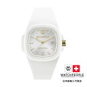 WATCHPEOPLE / ウォッチピープル WP4 - ホワイト - ホワイトゴールドライン - LARGE 44mm