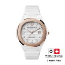 WATCHPEOPLE / ウォッチピープル WP7 - ソリッド - シリ - ホワイト - ホワイトローズゴールド - 43mm