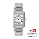 WATCHPEOPLE / ウォッチピープル WP6 - メタル - シャイニー - シルバー - タイムレスホワイト - SMALL 23x34mm