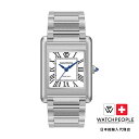 WATCHPEOPLE / ウォッチピープル WP6 - メタル - シャイニー - シルバー - タイムレスホワイト - MEDIUM 27x38mm