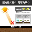 防草シート 3m×100m 厚さ0.5mm UV剤入り 人工芝 雑草 芝生 DIY 草 庭 雑草シート ロール 雑草防止シート 砂利 芝 シート 効果 雑草駆除...