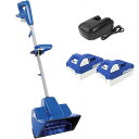 電動除雪機 充電式(バッテリー式) 24V/4.0Ah コードレス電動スノースロー 除雪幅28cm 除雪高17.8cm ハイパワー 電動 スノーショベル スノー...