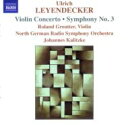 【輸入盤】 Leyendecker , Ulrich (1946-) / 交響曲第3番 / ヴァイオリン協奏曲　カリツケ / 北ドイツ放送交響楽団 / グロイター 【CD】