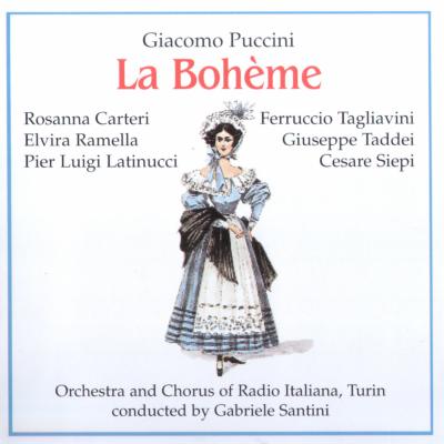 【輸入盤】 Puccini プッチーニ / 歌劇『ボエーム』全曲　カルテリ、タリアヴィーニ、タッデイ、シエピ、サンティーニ＆トリノRAI管弦楽団 【CD】