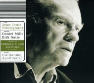 【輸入盤】 Daniel Mille / Jean Louis Trintignant / Extraits De Poems A Lou Et Alcools 【CD】