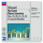 Mozart モーツァルト / ピアノ協奏曲第19番、第20番、第23番、第24番　アルフレート・ブレンデル、ネヴィル・マリナー＆アカデミー室内管弦楽団（2CD） 輸入盤 【CD】