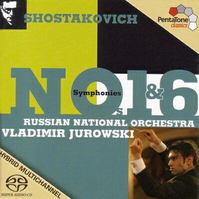 【輸入盤】 Shostakovich ショスタコービチ / 交響曲第1番、第6番　ヴラディーミル・ユロフスキー＆ロシア・ナショナル管弦楽団 【SACD】 hmvjapan-18709713 HMV&BOOKS online 1号店 パッケージ画像