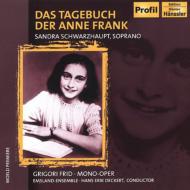 【輸入盤】 フリード、グレゴリー（1915-2012） / Das Tagebuch Der Anne Frank: Schwarzhaupt(S) Deckert / Emsland Ensemble 【CD】