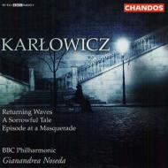 【輸入盤】 カルウォヴィチ、ミエチスラフ（1876-1909） / カルウォヴィチ：管弦楽作品集 第3集　ノセダ＆BBCフィル 【CD】