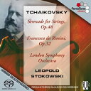 【輸入盤】 Tchaikovsky チャイコフスキー / 弦楽セレナード、フランチェスカ・ダ・リミニ レオポルド・ストコフスキー&ロンドン交響楽団 【SACD】