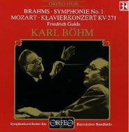 【輸入盤】 Brahms/Mozart / ブラームス：交響曲第1番、モーツァルト：ピアノ協奏曲第9番『ジュノム』　グルダ（P）、ベーム＆バイエルン放送響（1969年ステレオ・ライヴ） 【CD】