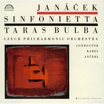 Janacek ��ʡ������� / Sinfonietta, Taras Bulba: Ancerl / Czech.po ��CD��