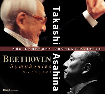 Beethoven ベートーヴェン / 交響曲第1, 3, 4, 5, 7番　朝比奈隆＆N響（3CD）　 【CD】 hmvjapan-28378123 HMV&BOOKS online 1号店 パッケージ画像