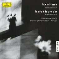 【輸入盤】 Brahms / Beethoven / ブラームス：ヴァイオリン協奏曲、ベートーヴェン：三重協奏曲　ムター、ヨーヨー・マ、ゼルツァー、カラヤン＆ベルリン・フィル 【CD】