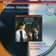 【輸入盤】 Tchaikovsky/Sibelius / ヴァイオリン協奏曲　ムローヴァ（vn）、小澤征爾＆ボストン交響楽団 【CD】