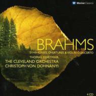 【輸入盤】 Brahms ブラームス / 交響曲全集、他　ドホナーニ＆クリーヴランド管弦楽団(4CD) 【CD】