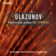 【輸入盤】 Glazunov グラズノフ / 交響曲全集（第1～8番）　尾高忠明＆BBCウェールズ・ナショナル管弦楽団(5CD) 【CD】