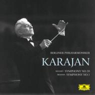 Brahms ブラームス / ブラームス：交響曲第1番、モーツァルト：交響曲第39番　カラヤン＆ベルリン・フィル（1988年東京ライヴ） 【CD】