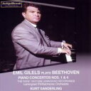 【輸入盤】 Beethoven ベートーヴェン / ピアノ協奏曲第1番、第4番 ギレリス(p)ザンデルリング&レニングラード・フィル 【CD】