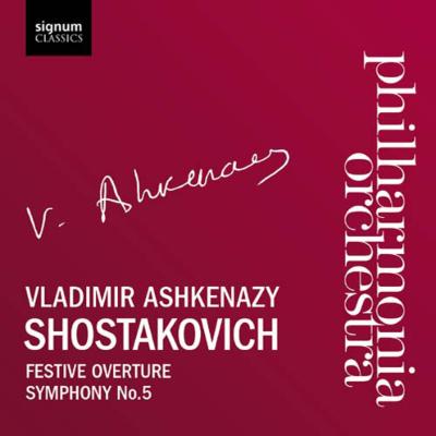 【輸入盤】 Shostakovich ショスタコービチ / 交響曲第5番、祝典序曲　アシュケナージ＆フィルハーモニア管弦楽団 【CD】