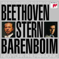 Beethoven ベートーヴェン / ヴァイオリン協奏曲、ロマンス第1番、第2番　スターン、バレンボイム＆ニューヨーク・フィル、小澤征爾＆ボストン響（Blu-spec CD） 【Blu-spec CD】