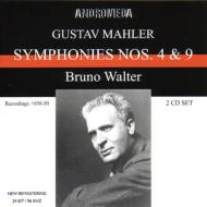 【輸入盤】 Mahler マーラー / 交響曲第4番 第9番 第5番よりアダージェット ワルター＆ウィーン フィル（2CD） 【CD】