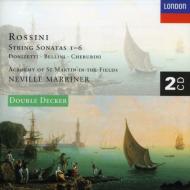 【輸入盤】 Rossini ロッシーニ / 弦楽のためのソナタ第1番～第6番　ネヴィル・マリナー＆アカデミー室内管弦楽団（2CD） 【CD】