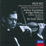 Mozart モーツァルト / ヴァイオリン協奏曲第3番、第5番、協奏交響曲　グリュミオー、C．デイヴィス＆ロンドン響 