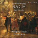 Bach CPE バッハ / フルート・ソナタ集　シュルツ、ブリツィ（2CD） 【CD】
