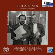 Brahms ブラームス / ヴァイオリン・ソナタ第1番、第2番、第3番　ヘッツェル、ドイチュ 