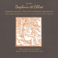 Ravel ラベル / 『ダフニスとクロエ』全曲（1961年録音）、ピアノ協奏曲　ミュンシュ＆ボストン交響楽団、アンリオ＝シュヴァイツァー（限定盤） 【Blu-spec CD】
