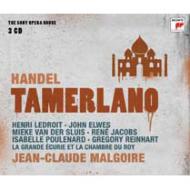 【輸入盤】 Handel ヘンデル / 『タメルラーノ』全曲　マルゴワール＆王室大厩舎・王宮付楽団、プールナール、ヤーコプス、他（1983　ステレオ）（3CD） 【CD】