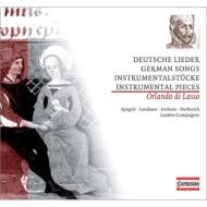 【輸入盤】 Lassus Orlande De ラッスス / ドイツ歌曲、器楽作品集　ラウテン・カンパニー 【CD】