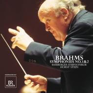 Brahms ブラームス / 交響曲第1番、第2番　シュタイン＆バンベルク交響楽団（1997ライヴ）（2CD） 【CD】