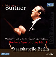 【輸入盤】 Brahms/Mozart / ブラームス：交響曲第1番、モーツァルト：《魔笛》序曲　スイトナー指揮シュターツカペレ・ベルリン（1988年6月13日東京ライヴ） 【CD】