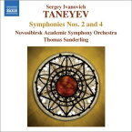 【輸入盤】 Taneyev タネーエフ / 交響曲第2番、第4番　T．ザンデルリング＆ノヴォシビルスク・アカデミック交響楽団 【CD】