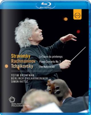 Stravinsky ストラビンスキー / ストラヴィンスキー：春の祭典、ラフマニノフ：ピアノ協奏曲第3番、他　ブロンフマン、ラトル＆ベルリン・フィル（2009） 【BLU-RAY DISC】