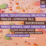 【送料無料】 Mahler マーラー / 交響曲第2番『復活』　ヤンソンス＆コンセルトへボウ管弦楽団、フィンク、メルベート（2SACD＋DVD） 輸入盤 【SACD】
