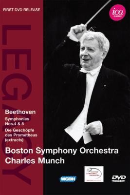 Classic - Beethoven ベートーヴェン / 交響曲第4番、第5番『運命』、『プロメテウスの創造物』より　ミュンシュ＆ボストン響（1959−61） 【DVD】