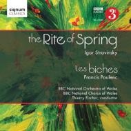 【輸入盤】 Stravinsky ストラビンスキー / ストラヴィンスキー：『春の祭典』、プーランク：『牝鹿』　T．フィッシャー＆BBCウェールズ・ナショナル管弦楽団 【CD】