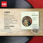 【輸入盤】 Verdi ベルディ / レクィエム、聖歌四篇　ジュリーニ＆フィルハーモニア管、シュヴァルツコップ、ゲッダ、他（2CD） 【CD】