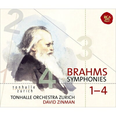Brahms ブラームス / 交響曲全集　デイヴィッド・ジンマン＆チューリッヒ・トーンハレ管弦楽団（3CD） 【CD】 hmvjapan-27773267 HMV&BOOKS online 1号店 パッケージ画像