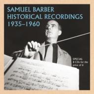 【輸入盤】 Barber バーバー / 『サミュエル・バーバー　歴史的録音集1935－60』　ミトロプーロス、トスカニーニ、ワルター、他（8CD＋1CD－ROM） 【CD】