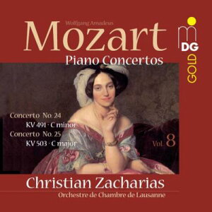 【輸入盤】 Mozart モーツァルト / ピアノ協奏曲第24番、第25番　ツァハリアス、ローザンヌ室内管弦楽団 【SACD】